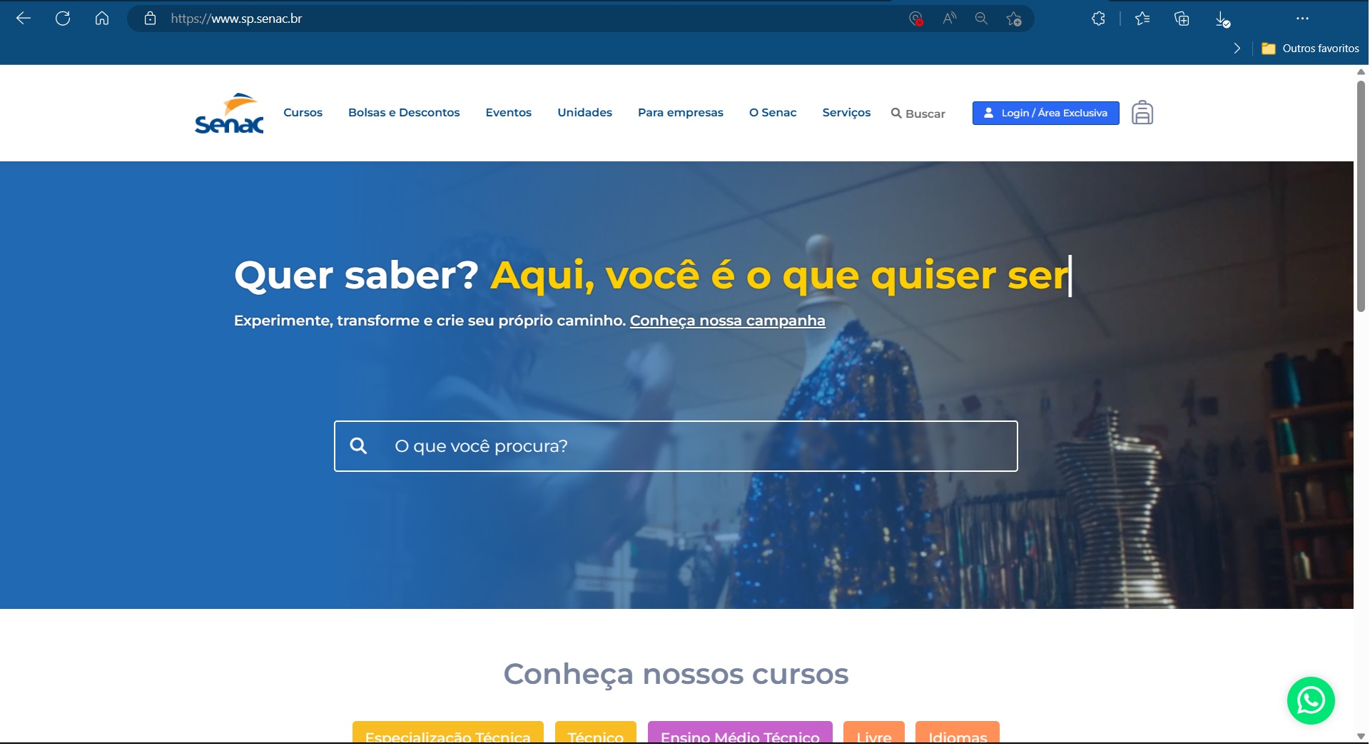 Portal do Senac São Paulo