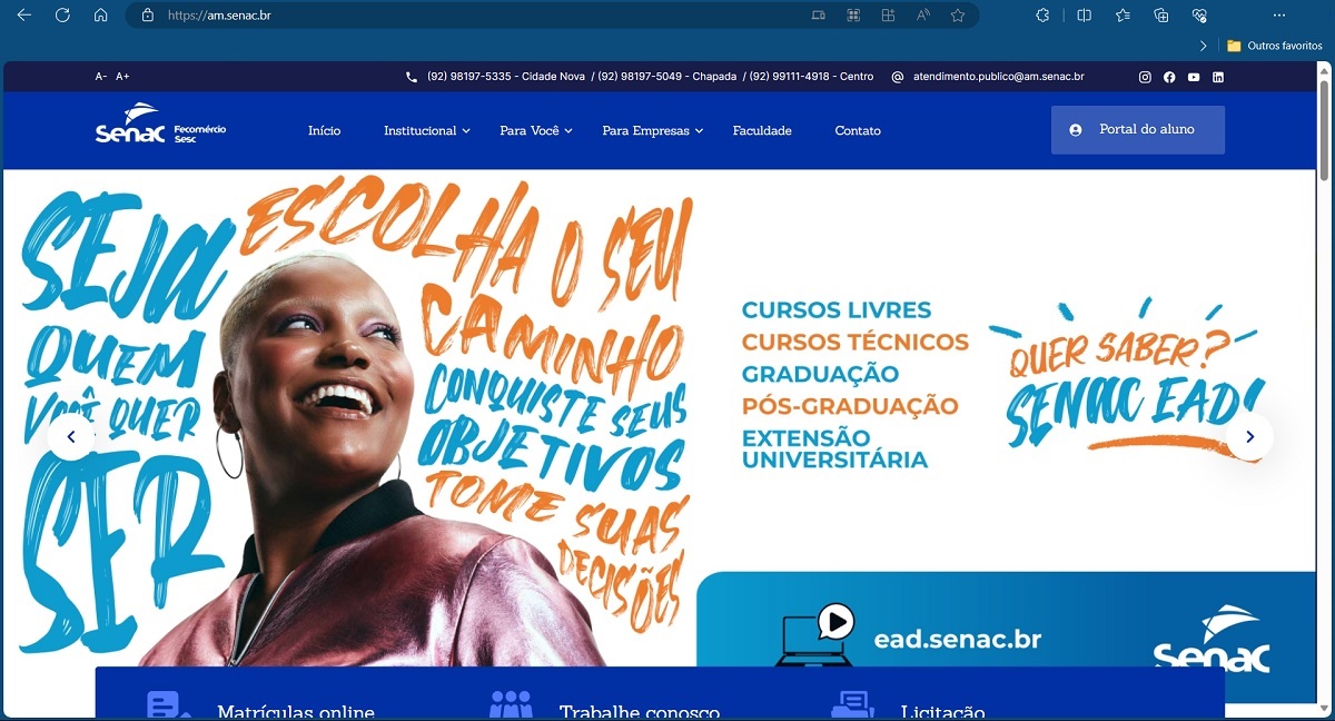 Portal Senac Amazonas 